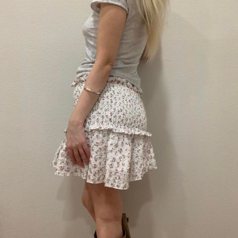Floral Mini Skirt